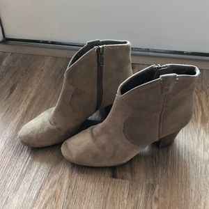 Ash suede booties